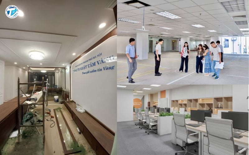 Quy trình thiết kế thi công nội thất văn phòng trọn gói